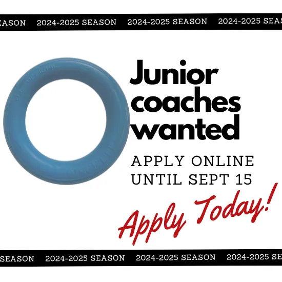 Applications for Jr Coaches for the 2024/25 season are open