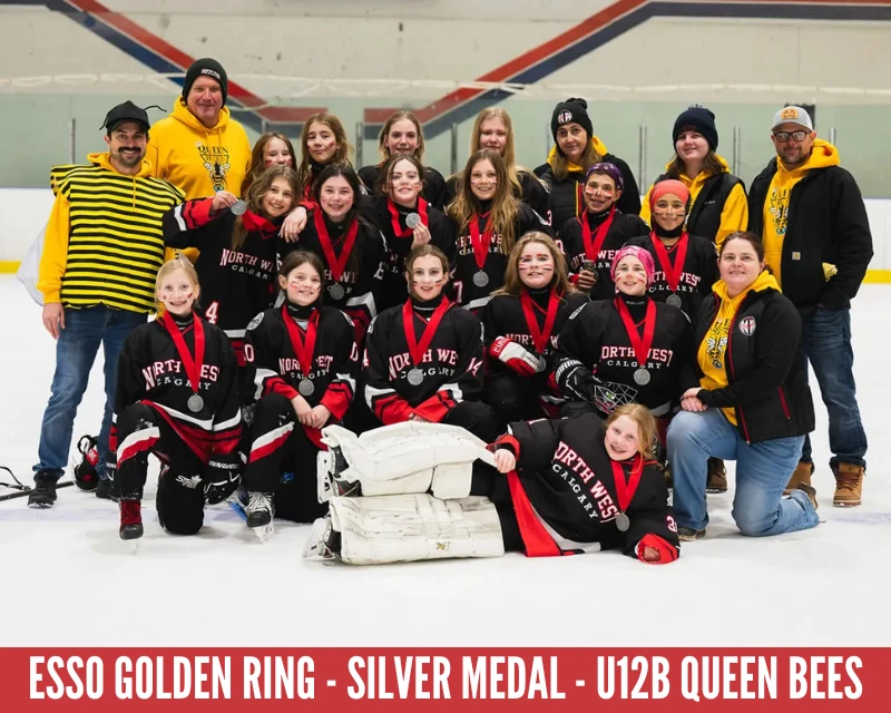 Northwest Ringette Esso Golden Ring U12B Queen Bees Gold 2025