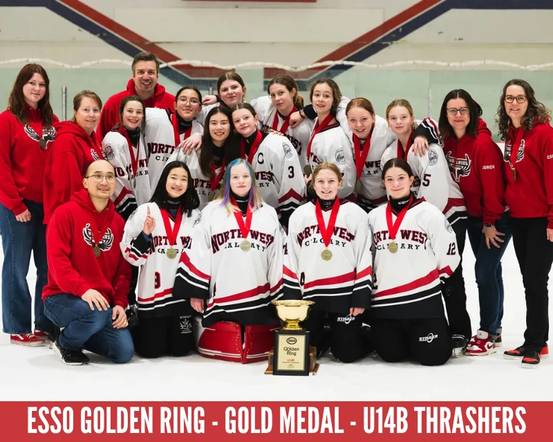 Northwest Ringette Esso Golden Ring U14B Thrashers Gold 2025