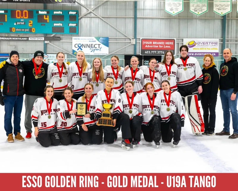 Northwest Ringette Esso Golden Ring U19A Tango Gold 2025